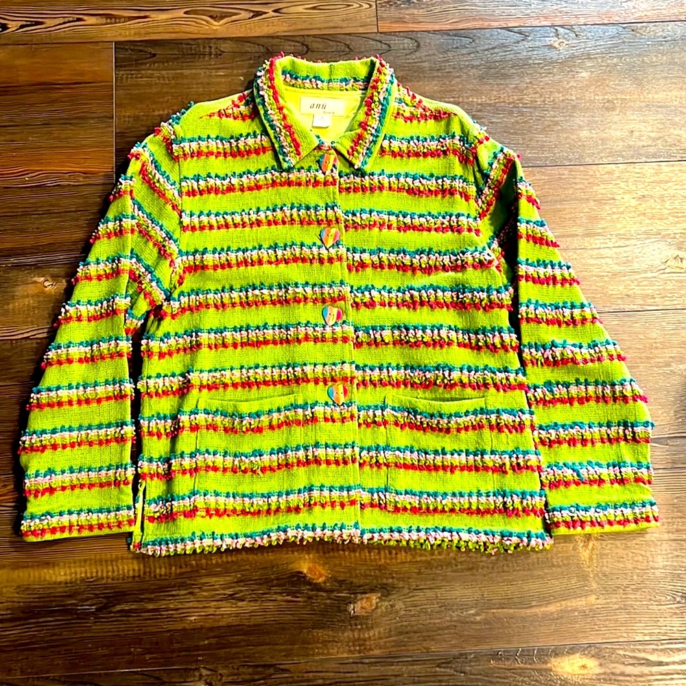 Anii By Natural 100% Cotton Large Jacket